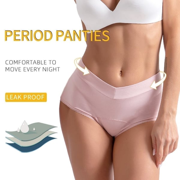 Ropa interior de cintura alta y antifugas gratis - Protección fiable contra fugas y cintura alta cómoda