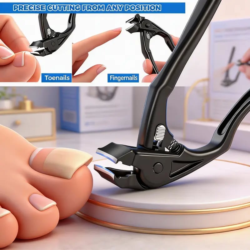 Curved Nail Clipper ¨C Ergonomic & Easy for Seniors