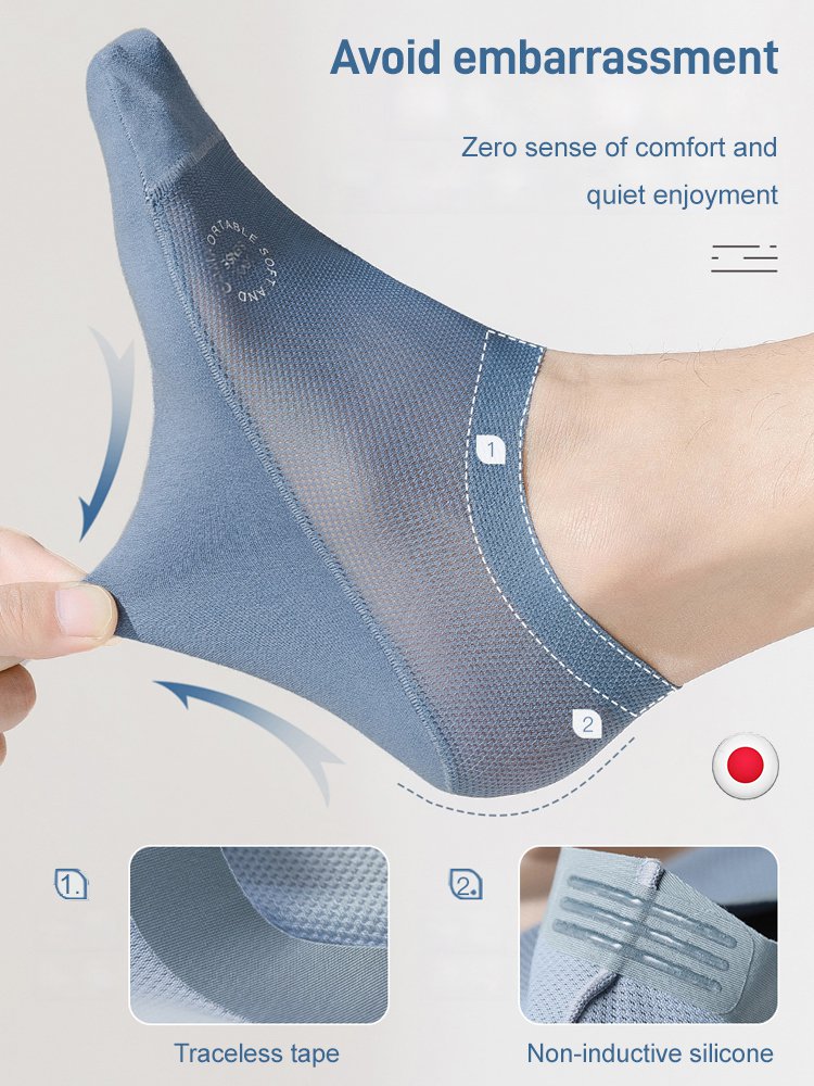 Free High-end Ice Silk Mesh Socks