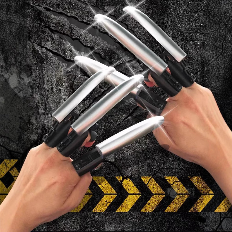 Retractable Mechanical Wolf Claw Finger Toy