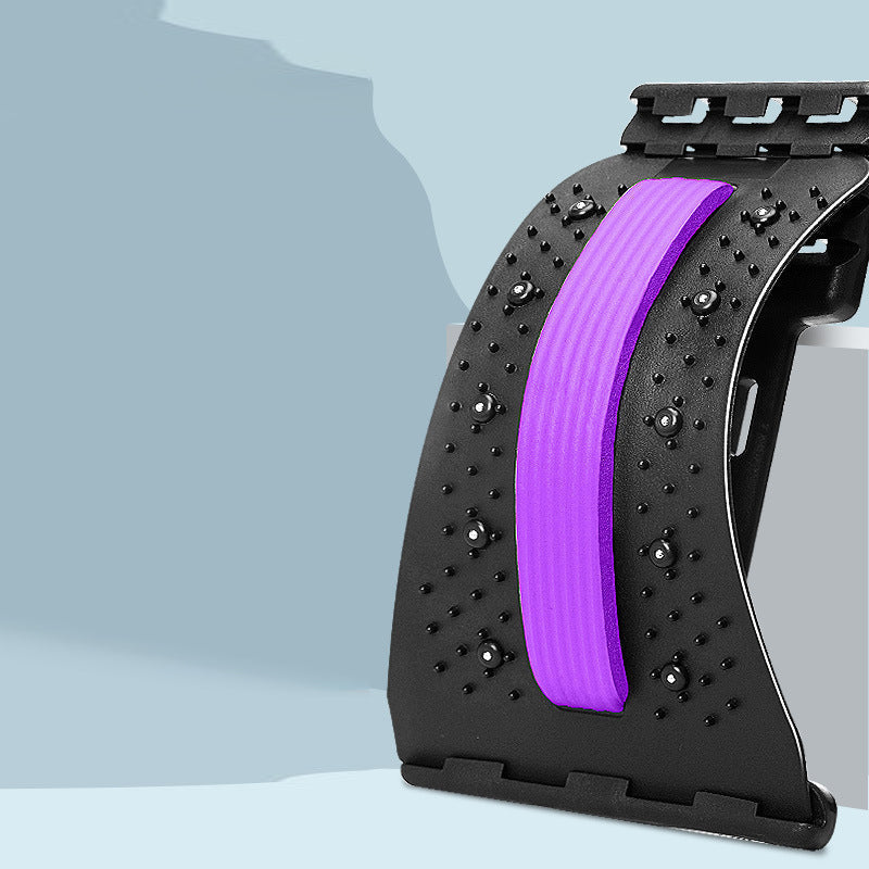 Estirador lumbar magnético ¨C masaje de acupresión, diseño portátil y alivio del dolor de espalda