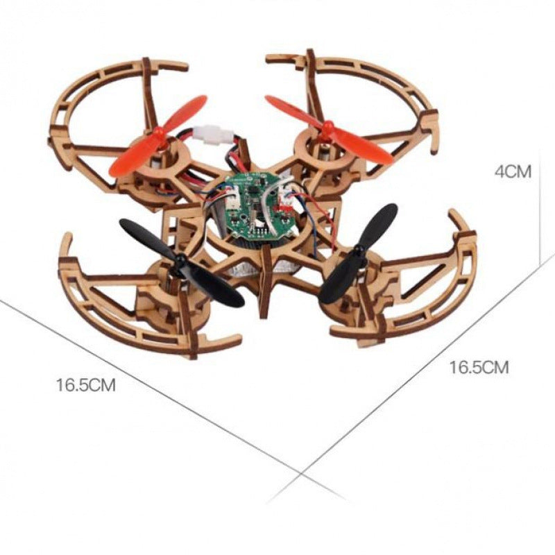 Kit fai da te per costruire un drone in legno