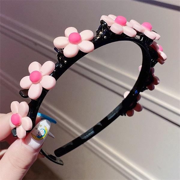 Gratis schattige gevlochten haarspeld voor kinderen
