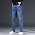 Novità: jeans da uomo a gamba dritta con vita alta elasticizzata