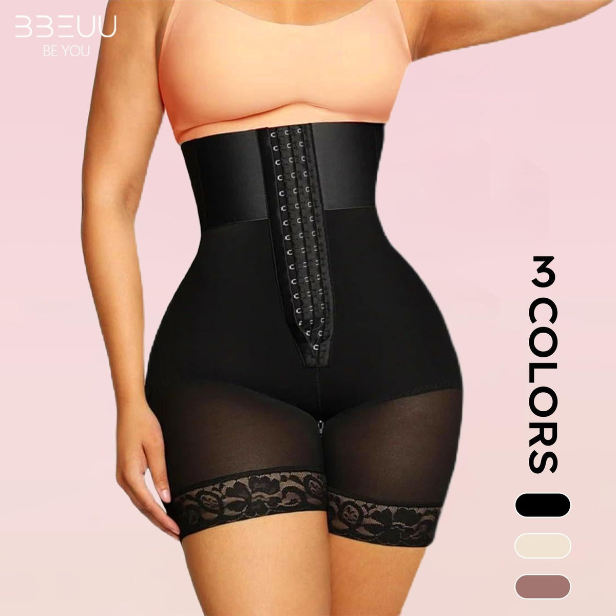 Damescorrigerende shorts met hoge taille-S-3XL