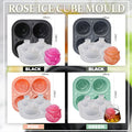 Molde grande de verano para cubitos de hielo con forma de rosa