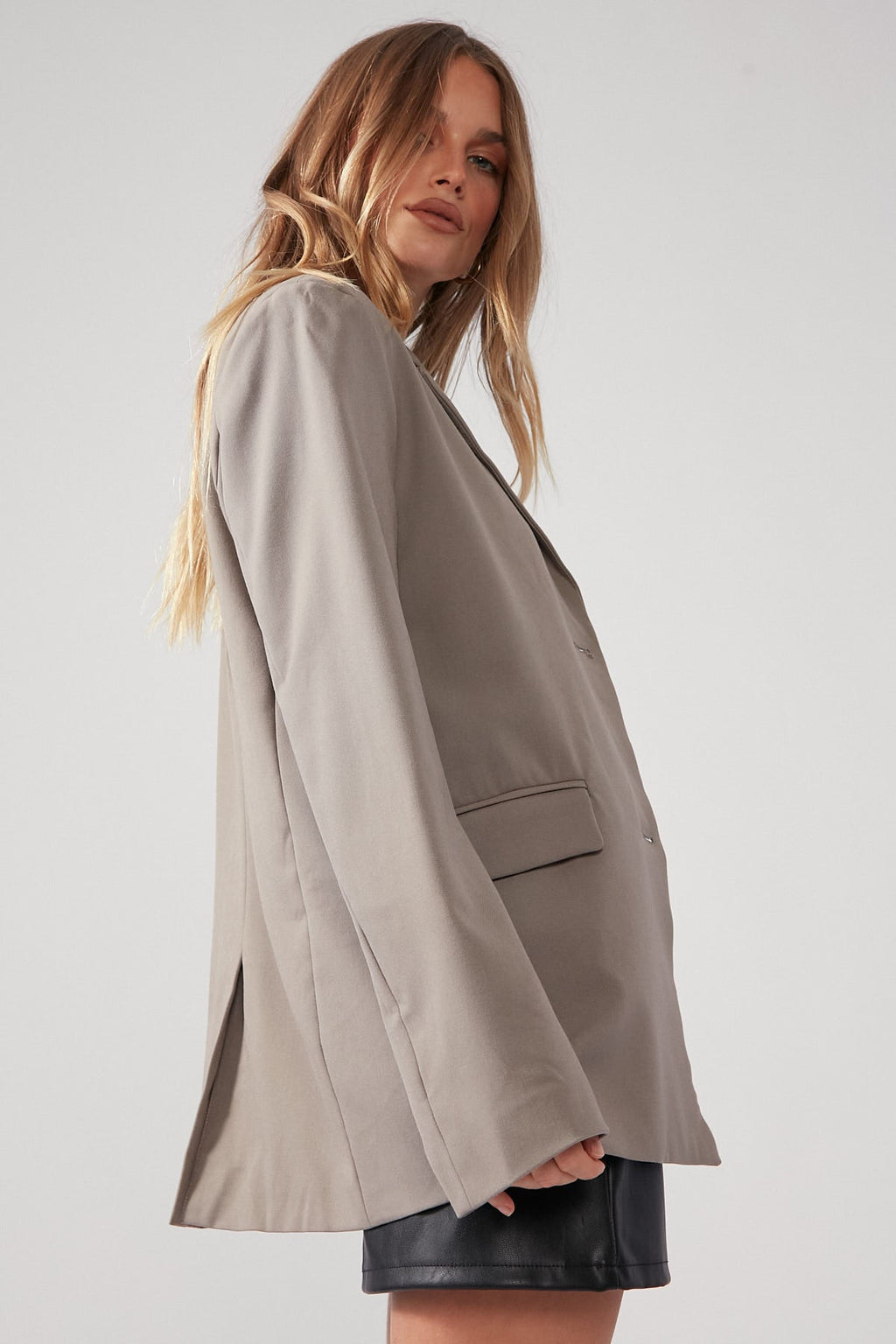 Tailored Blazer Grey