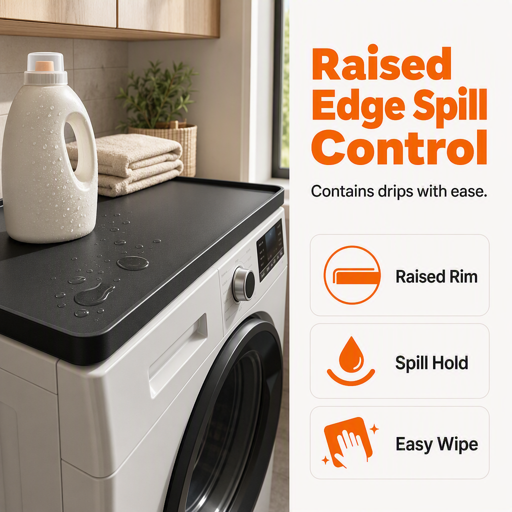 Silicone Washing Machine Top Protector Mat