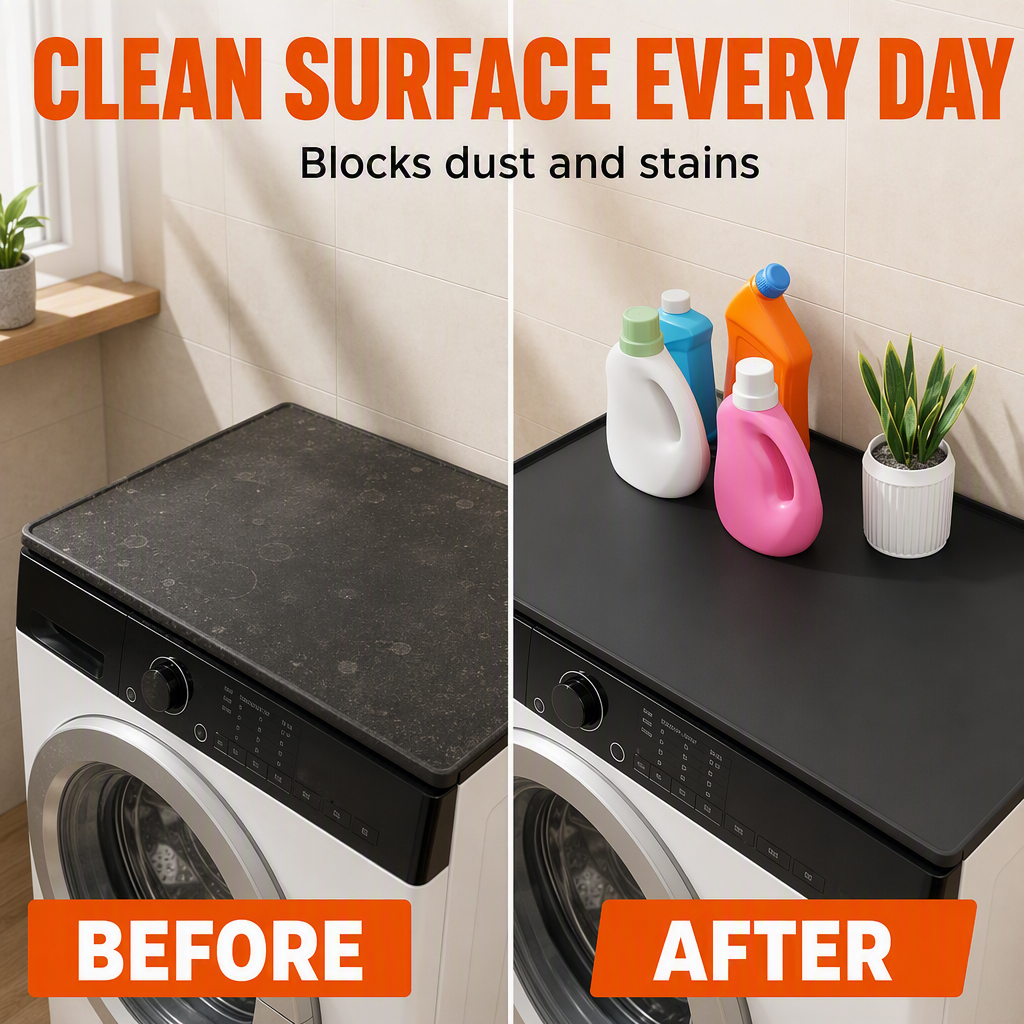 Silicone Washing Machine Top Protector Mat