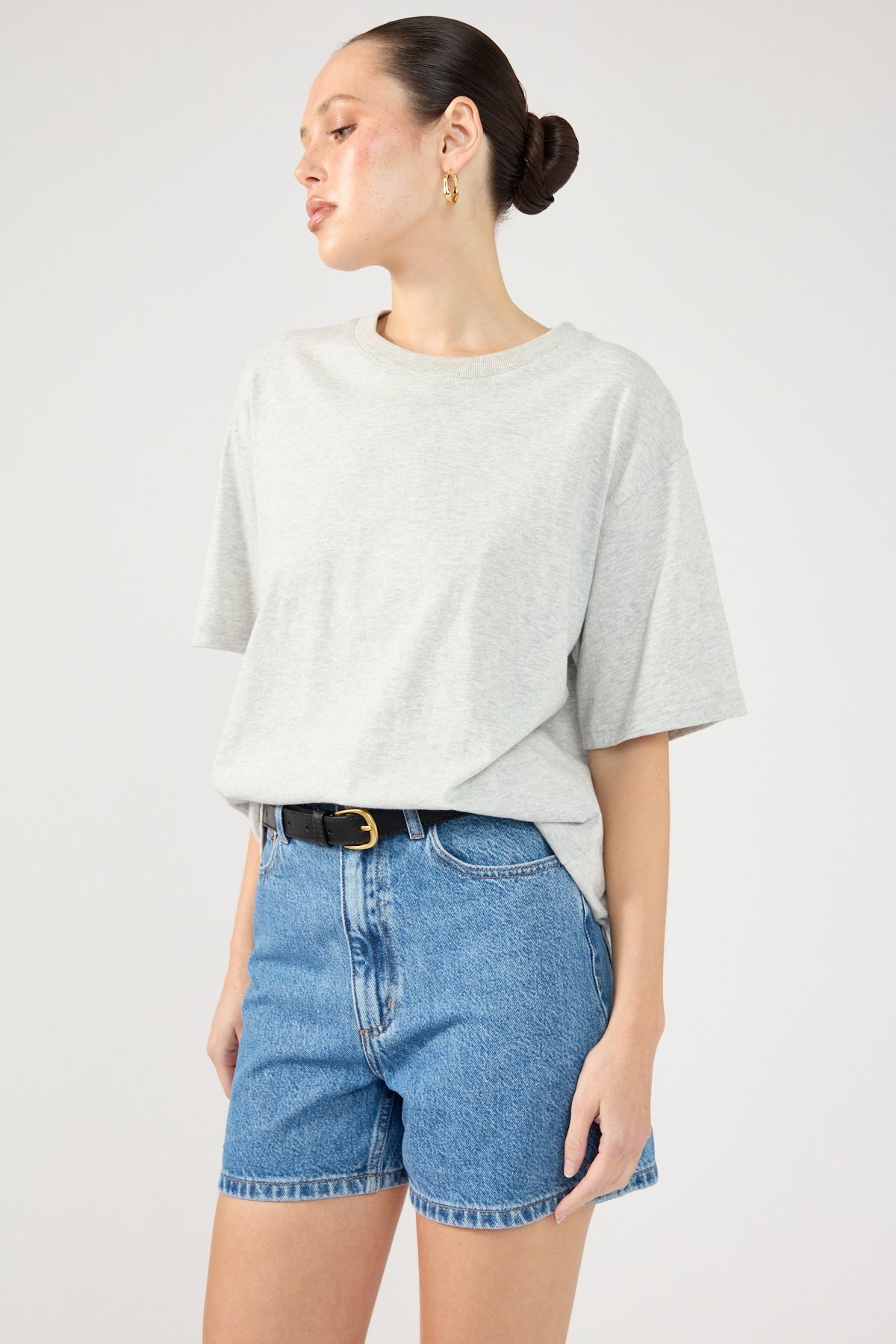 High Moms Short Bold Blue