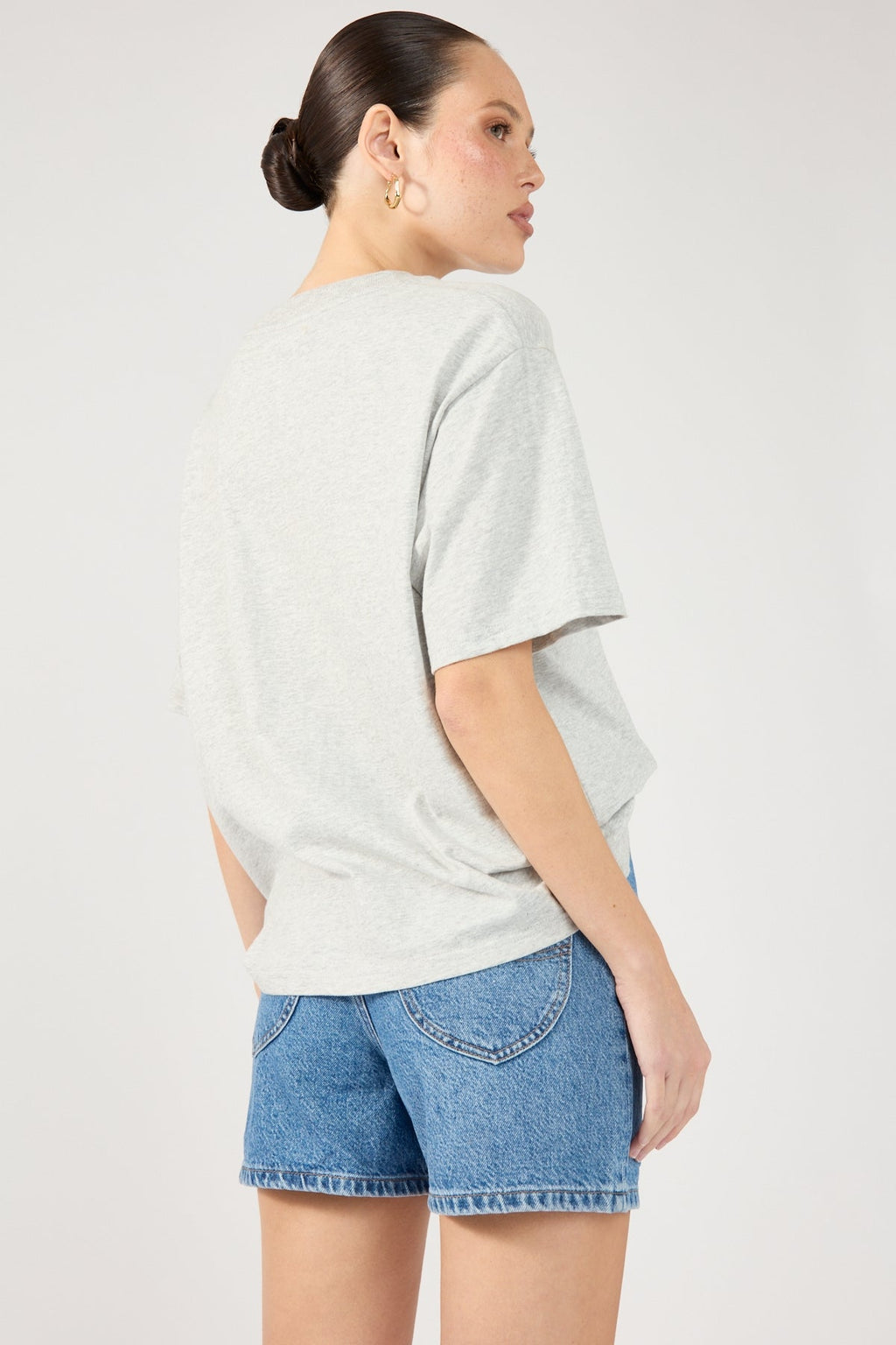 High Moms Short Bold Blue