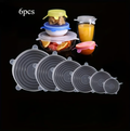 Couvercles en silicone Adpartner pour la conservation des aliments (lot de 6)