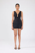 Low Rise Shorts Black