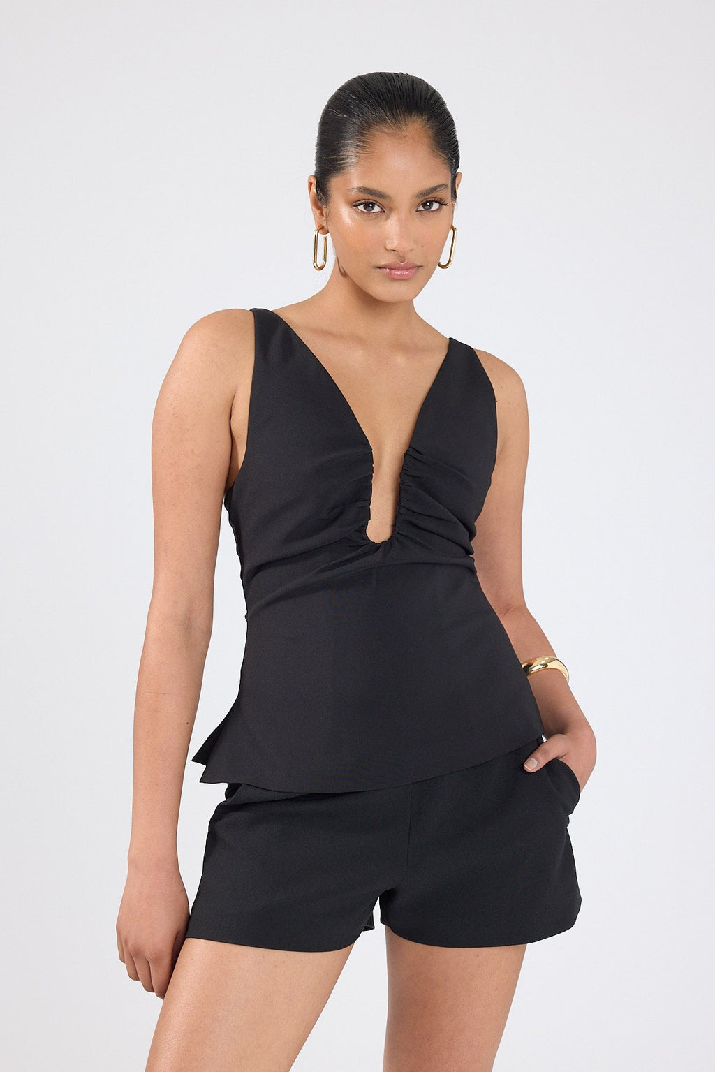 Low Rise Shorts Black