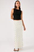 Maxi Skirt Cream Print
