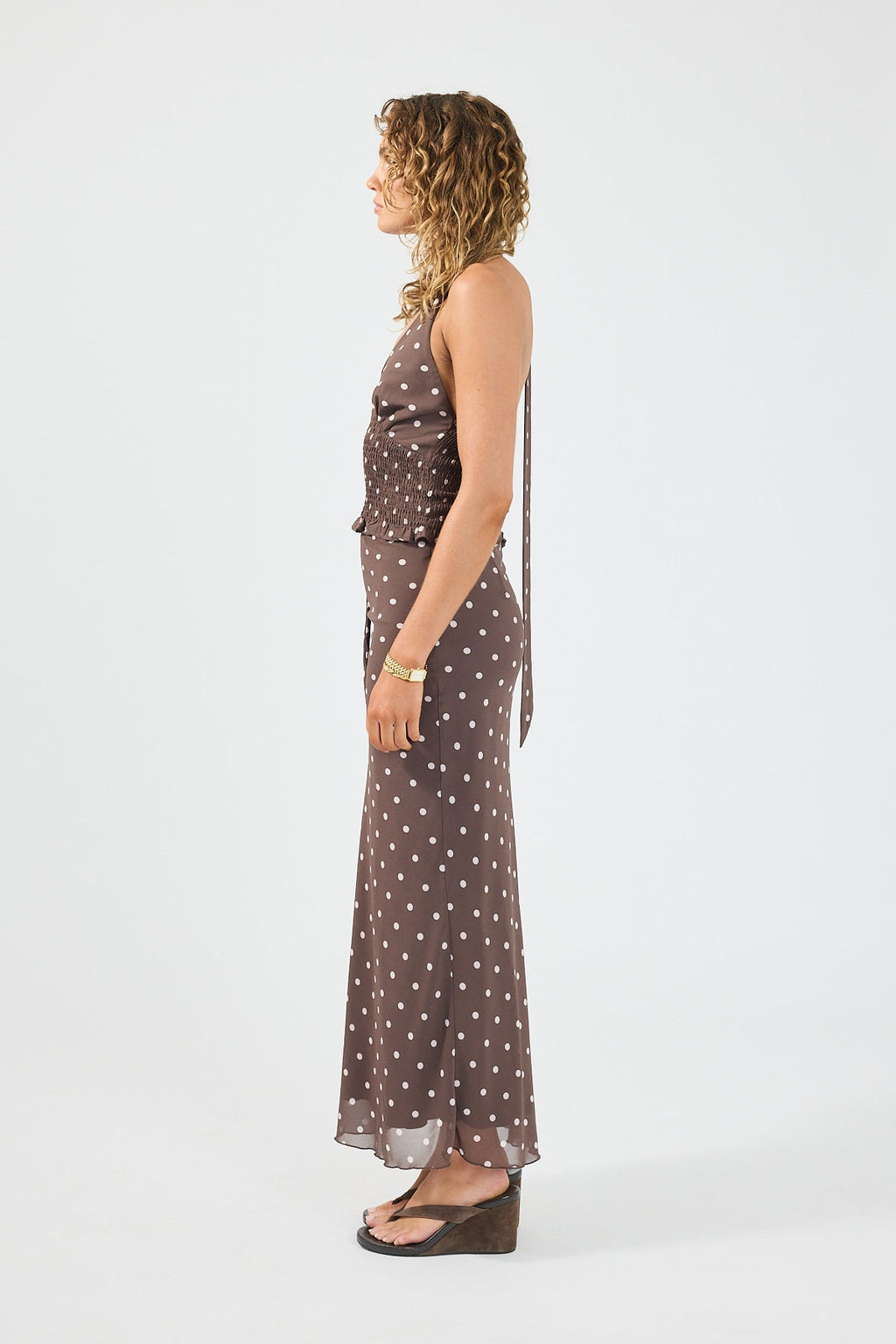 Maxi Skirt Brown
