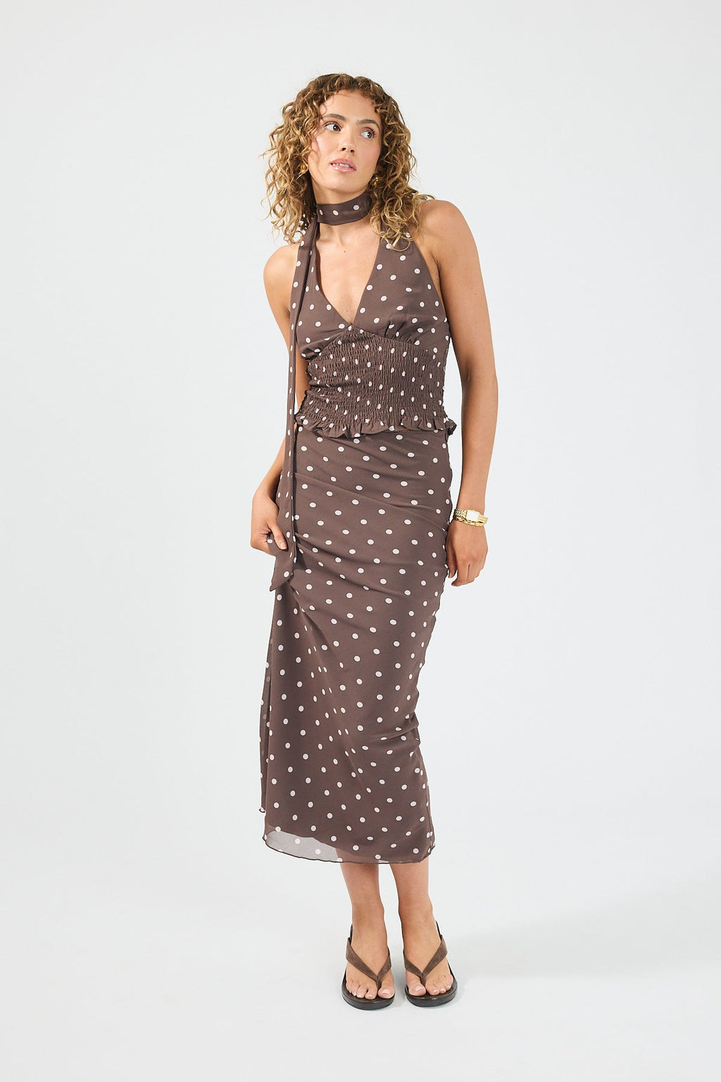 Maxi Skirt Brown