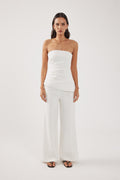 Mid Rise Pant White