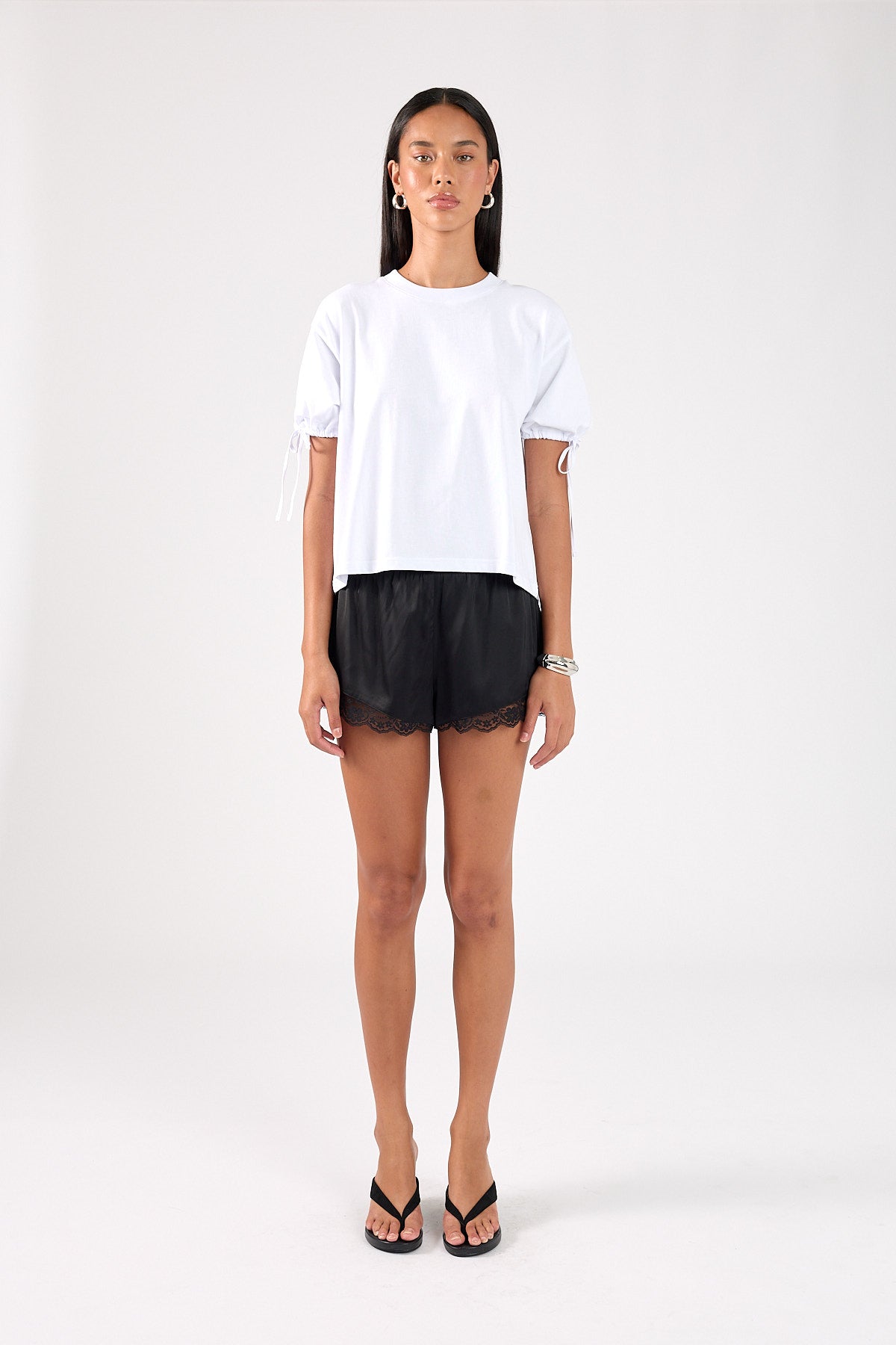 Lace Shorts Black