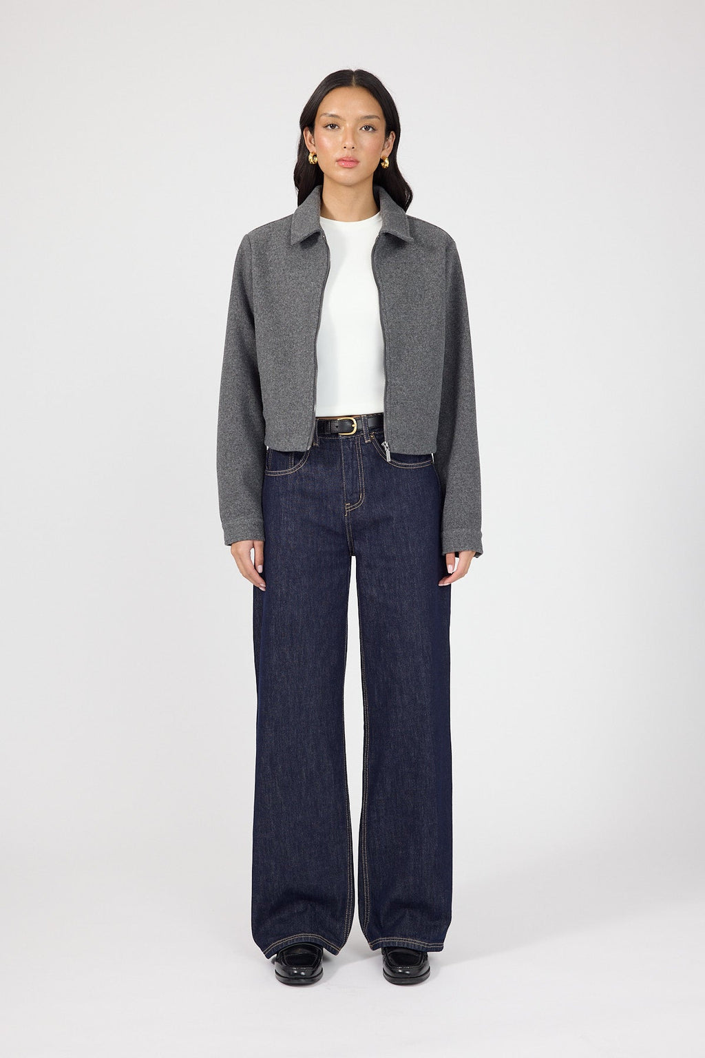 Felt Jacket Grey