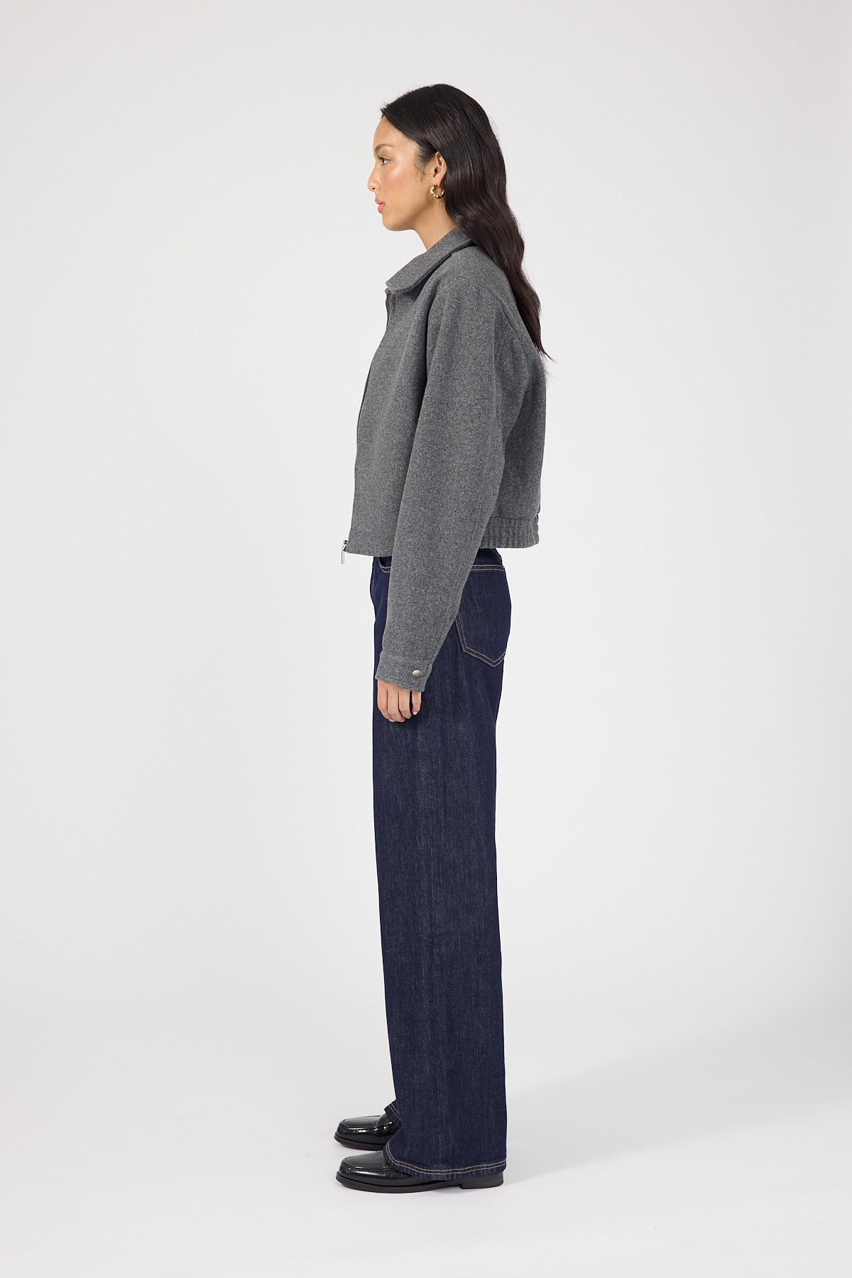 Felt Jacket Grey