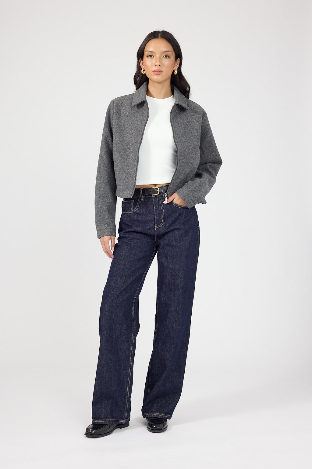Felt Jacket Grey