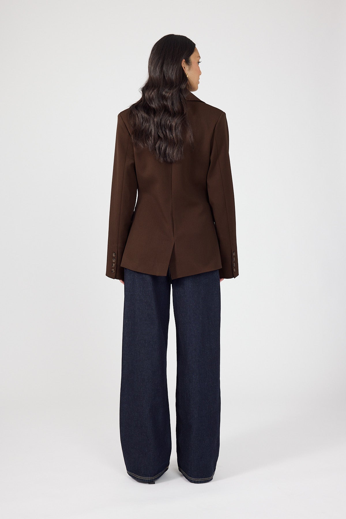 Fitted Blazer Brown