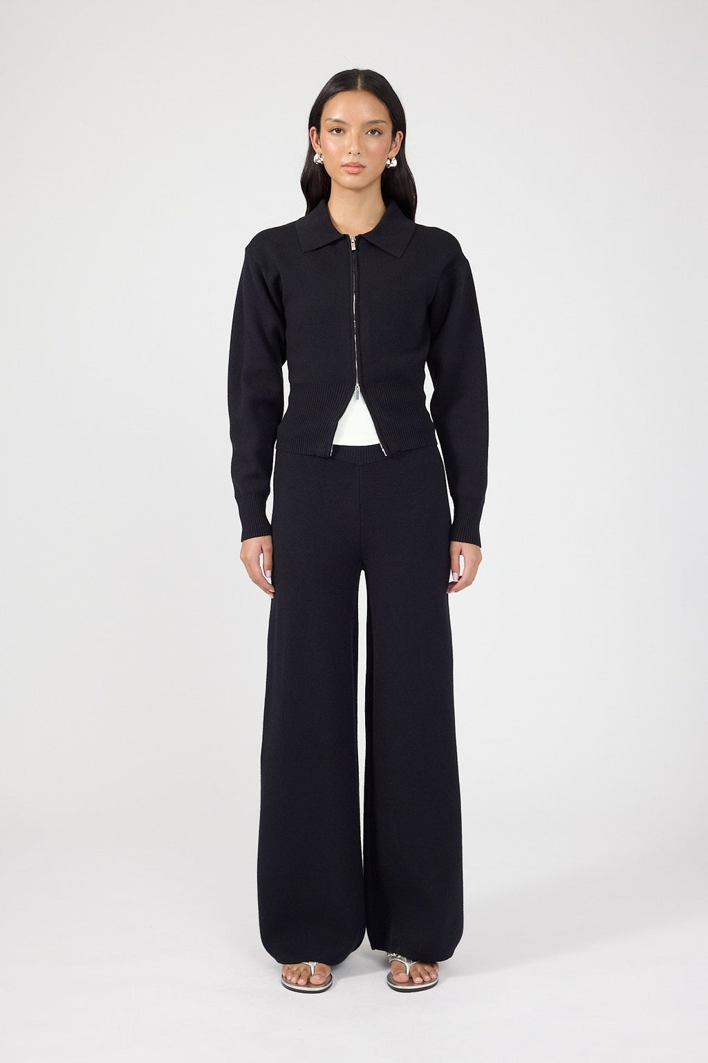 Knit Pants Black