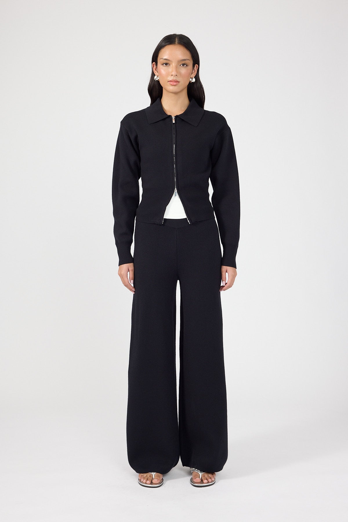 Knit Pants Black