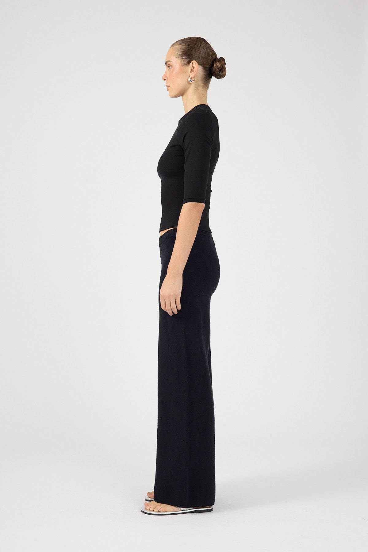 Knit Pants Black