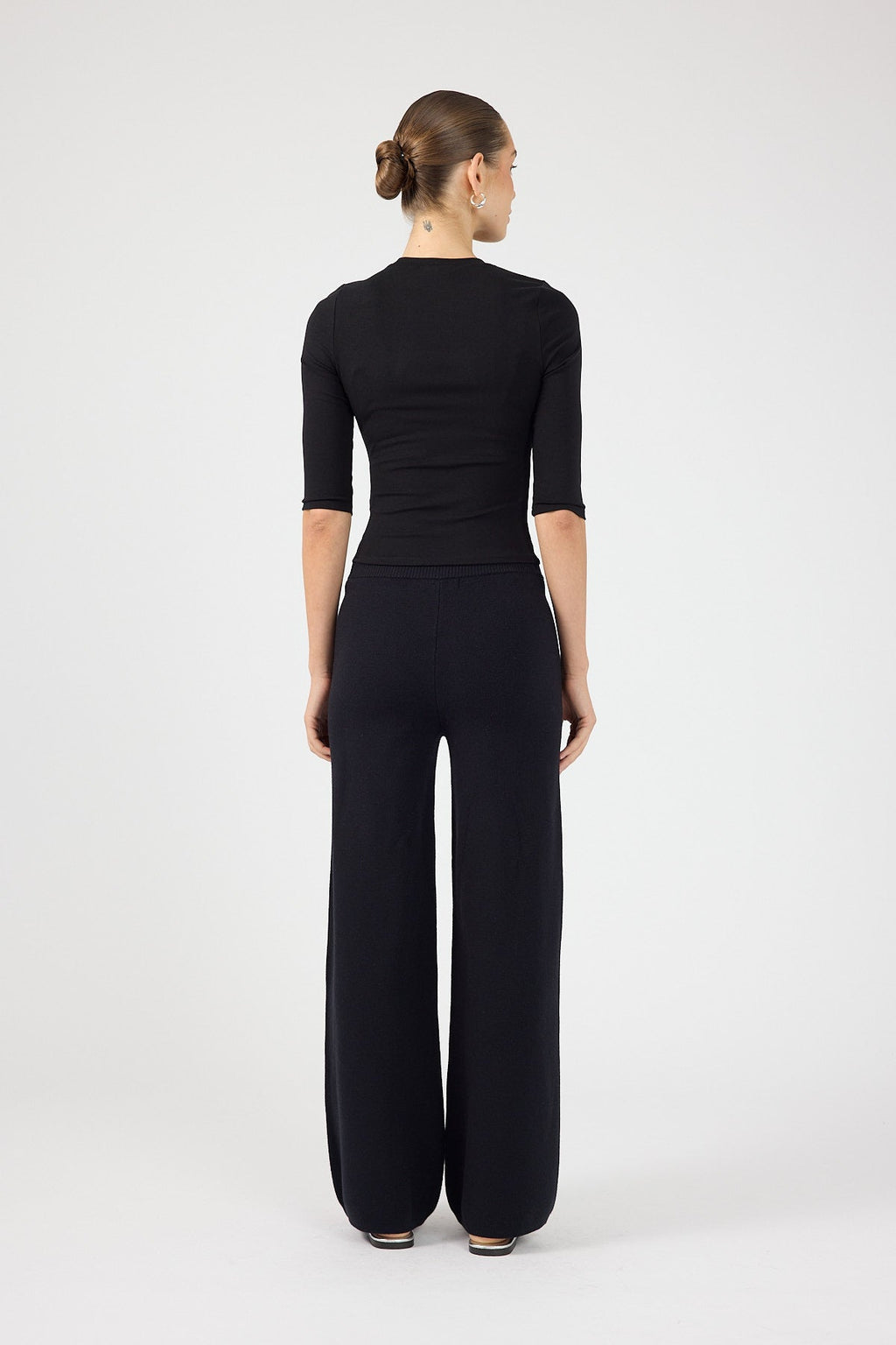 Knit Pants Black