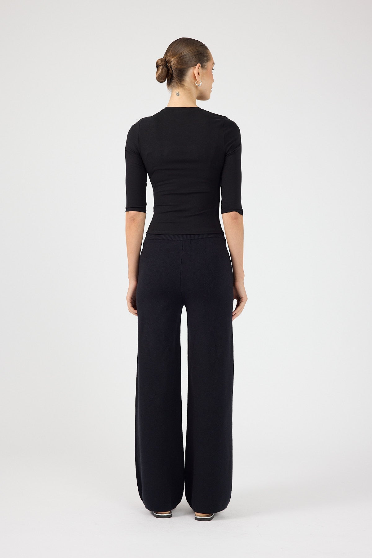 Knit Pants Black