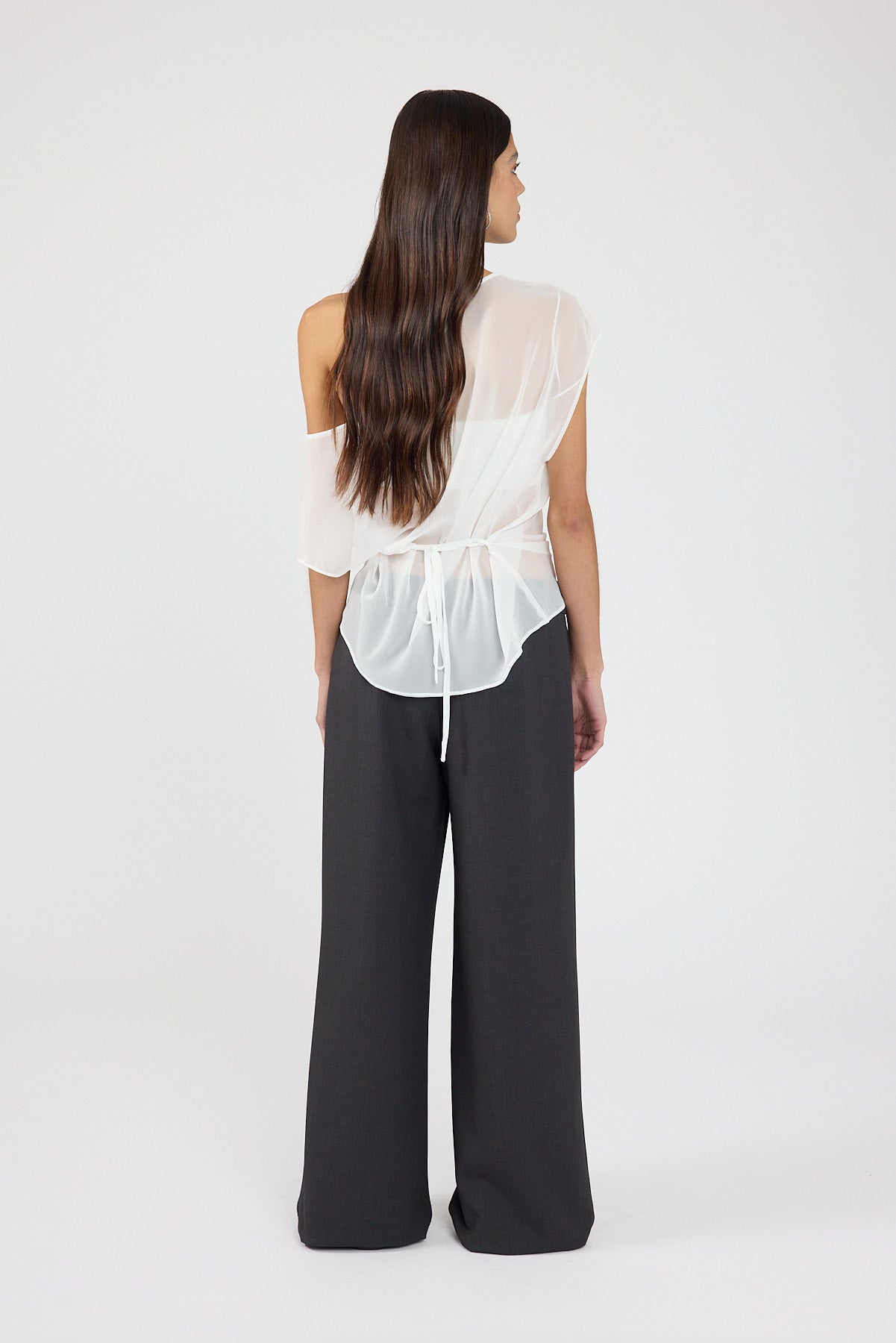 Mid Rise Pant Charcoal