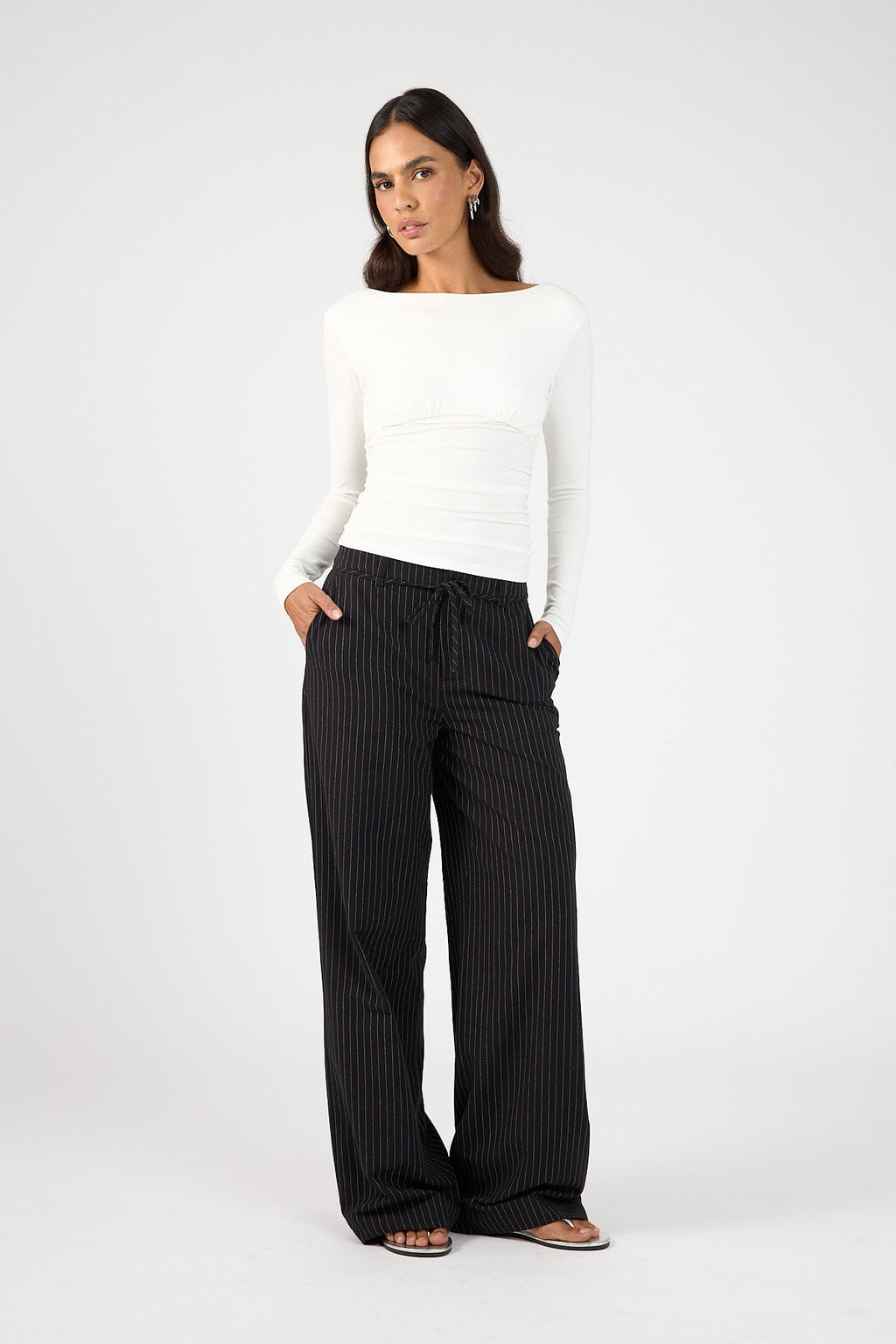 Mid Rise Pant Black