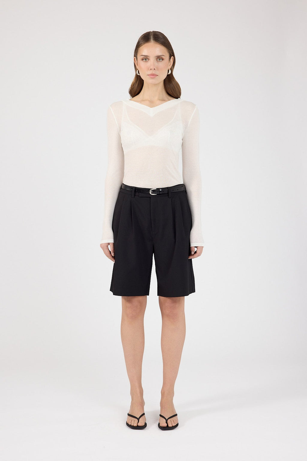 Tailored Longline Short Black