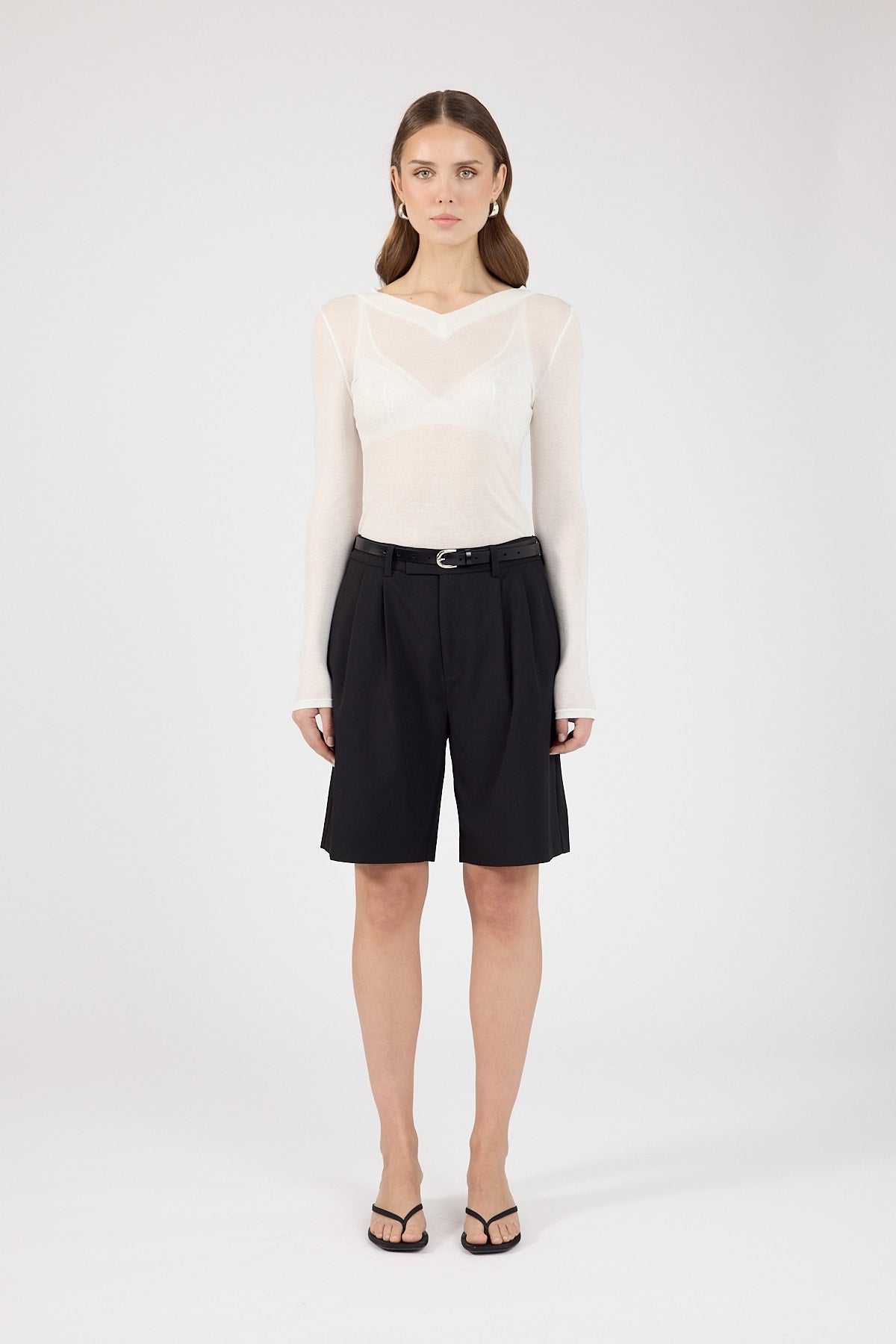 Tailored Longline Short Black