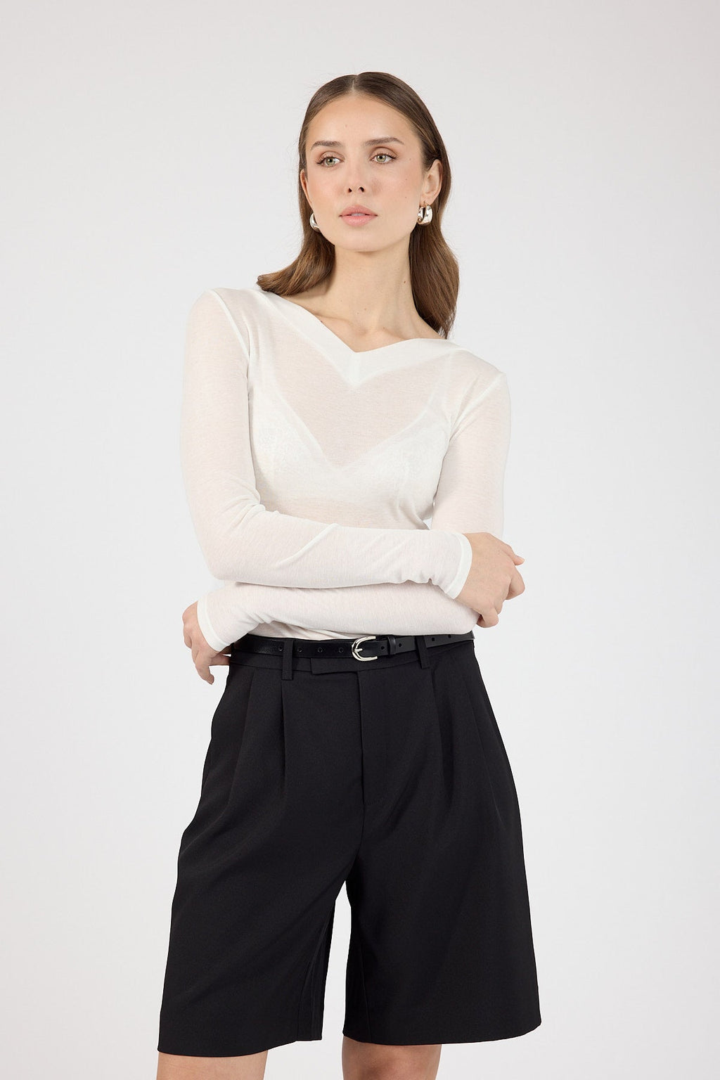 Tailored Longline Short Black