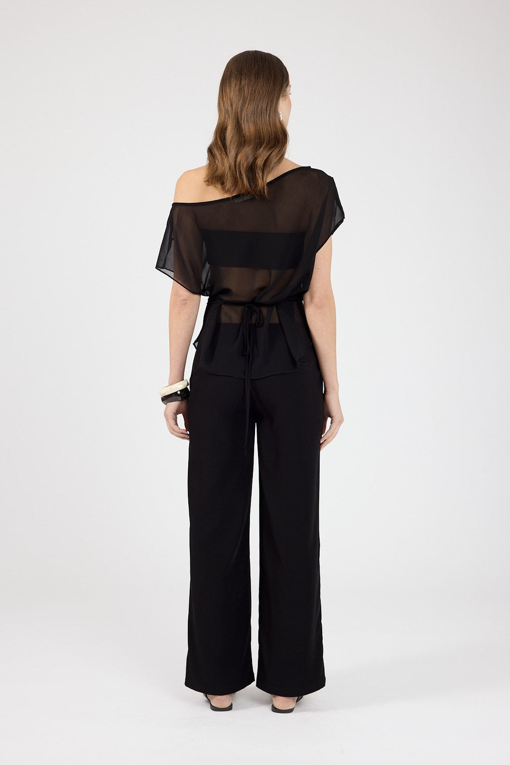 Petite Low Rise Recycled Pant Black