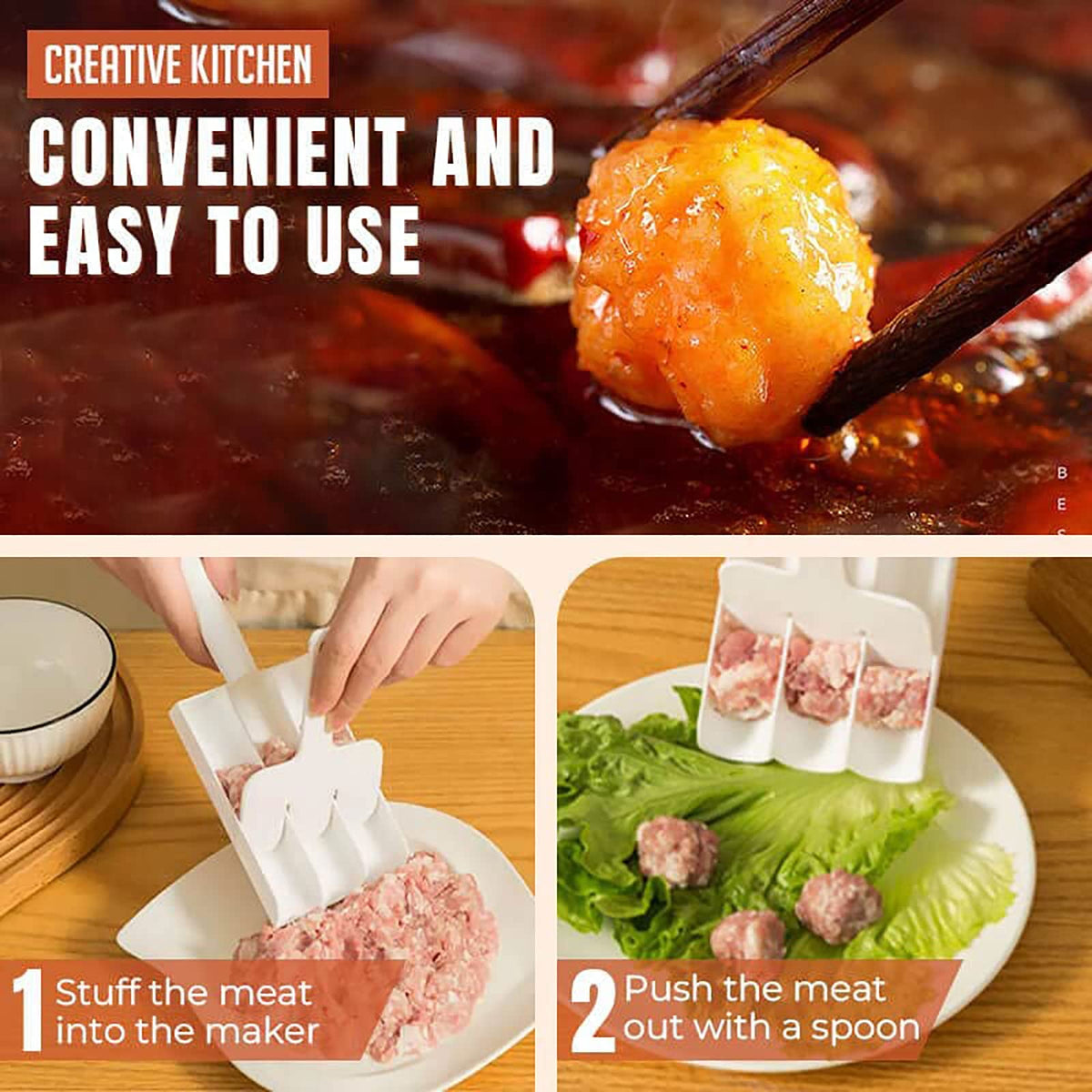 Machine créative 3-en-1 pour boulettes de viande gratuite