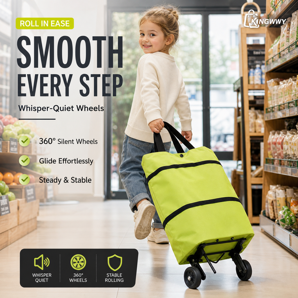 Opvouwbare winkelwagen 2-in-1