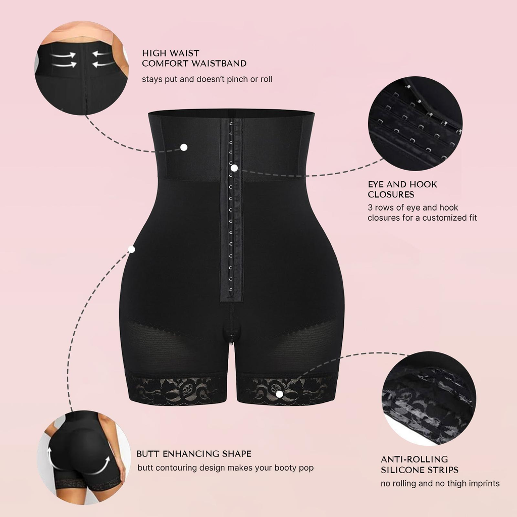 Damescorrigerende shorts met hoge taille-S-3XL