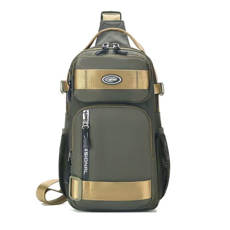 Sac poitrine réglable en tissu Oxford - léger, durable et polyvalent.