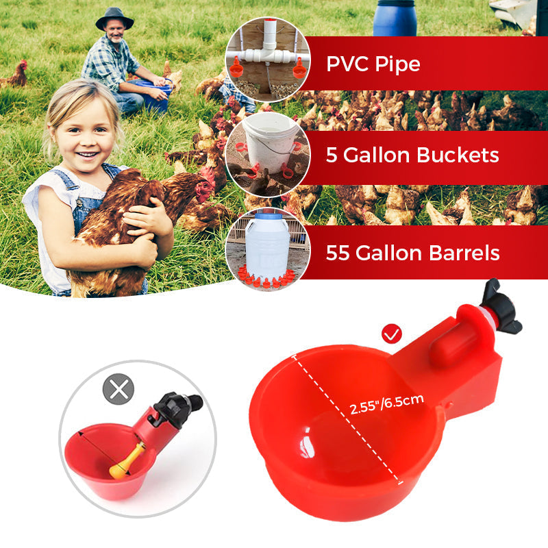 5/16 Inch Thread Automatic Poultry Water Cups