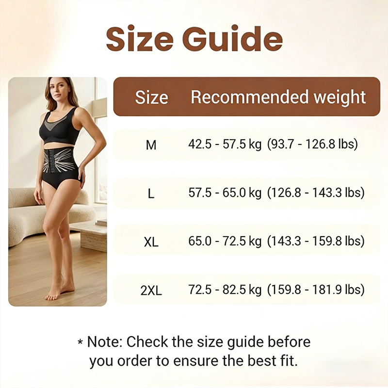 Ropa interior de cintura alta que realza los glúteos ¨C ajuste regulable, ultraligera y transpirable.
