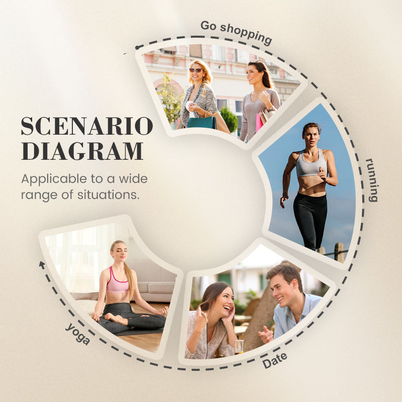 Ropa interior de cintura alta que realza los glúteos ¨C ajuste regulable, ultraligera y transpirable.