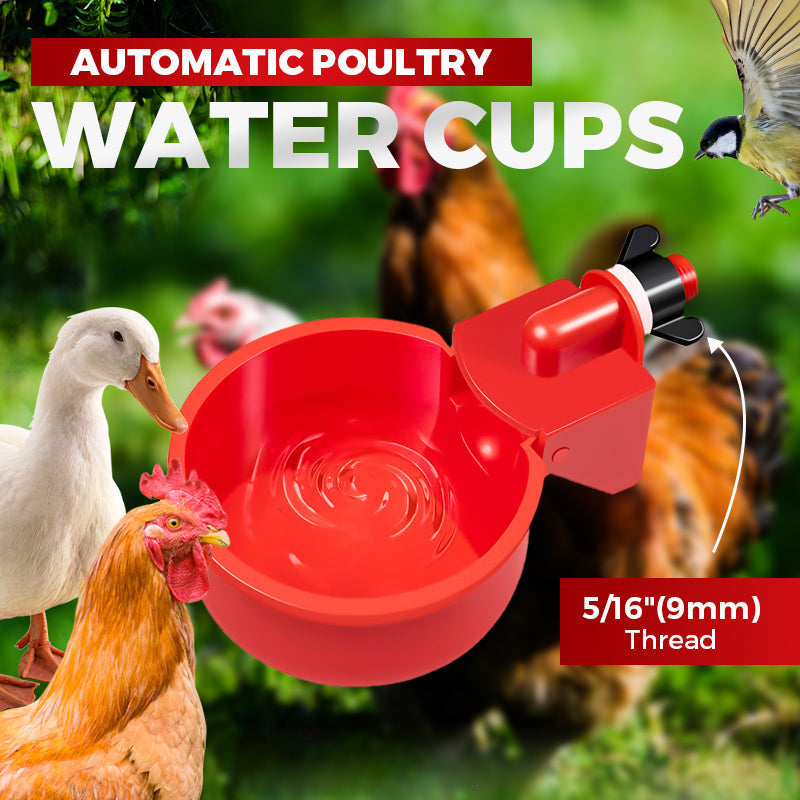 5/16 Inch Thread Automatic Poultry Water Cups