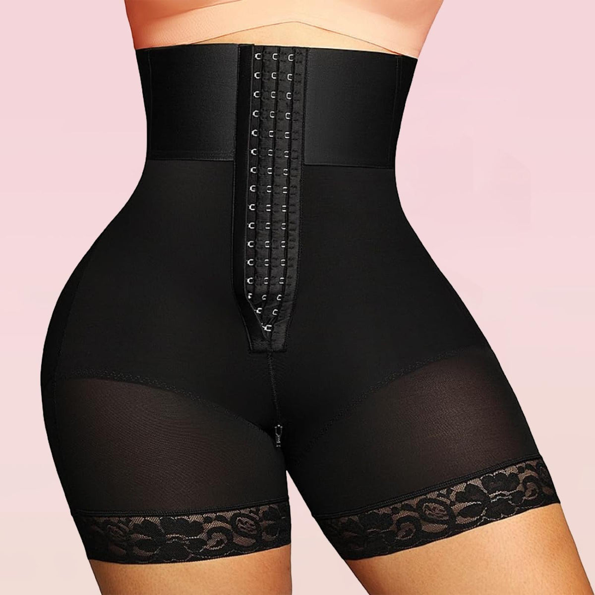 Damescorrigerende shorts met hoge taille-S-3XL