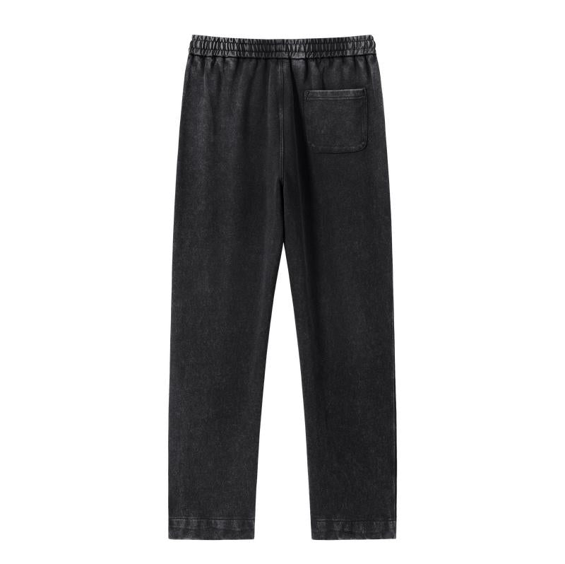 Pantaloni della tuta da uomo in cotone effetto délavé - vestibilità comoda