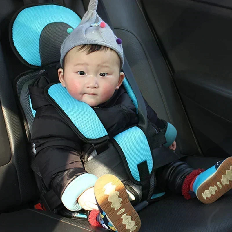 Draagbaar kinderbeschermingsautostoeltje - lichtgewicht 0.4kg, opvouwbaar en ademend gaas. 5-puntsveiligheidsgordel voor 0-12 jaar - stressvrije tra