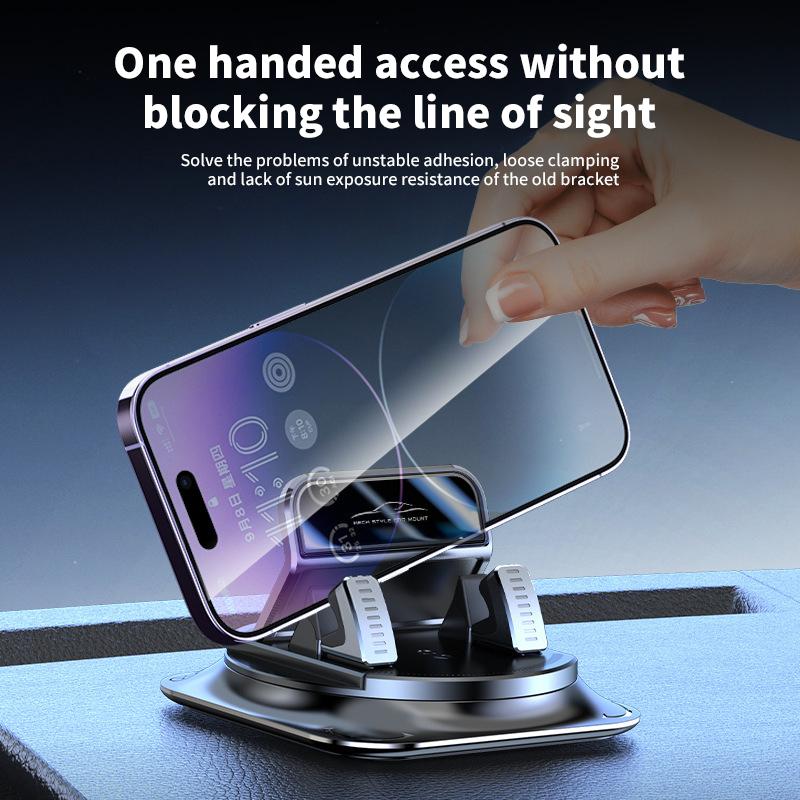Supporto per telefono da auto con ventosa antiscivolo ¨C regolabile a 360¡ã e anti-vibrazione